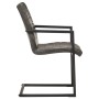 Freischwinger-Esszimmerstühle 2 Einheiten Echtleder grau von , Essstühle - Ref: Foro24-321842, Preis: 298,20 €, Rabatt: %