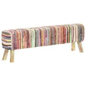 Multicolored chindi fabric bench 160 cm by , Benches for halls and storage - Ref: Foro24-321840, Price: 217,21 €, Discount: %