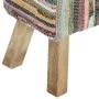 Multicolored chindi fabric bench 160 cm by , Benches for halls and storage - Ref: Foro24-321840, Price: 217,21 €, Discount: %