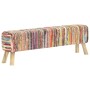 Mehrfarbige Bank aus Chindi-Stoff 160 cm von , Bänke für Hallen und Lager - Ref: Foro24-321840, Preis: 221,08 €, Rabatt: %