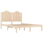 Solid pine wood bed frame 180x200 cm by , Beds and slatted bases - Ref: Foro24-3103793, Price: 173,61 €, Discount: %