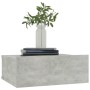 Floating bedside tables 2 units engineered wood gray concrete by vidaXL, Nightstands - Ref: Foro24-800315, Price: 37,63 €, Di...