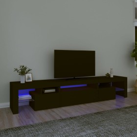 TV-Möbel mit LED-Leuchten Schwarz 215x36,5x40 cm von , TV-Möbel - Ref: Foro24-3152795, Preis: 159,65 €, Rabatt: %