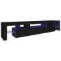 TV-Möbel mit LED-Leuchten Schwarz 215x36,5x40 cm von , TV-Möbel - Ref: Foro24-3152795, Preis: 159,44 €, Rabatt: %