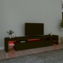 Mueble de TV con luces LED Negro 215x36,5x40 cm de , Muebles TV - Ref: Foro24-3152795, Precio: 165,25 €, Descuento: %