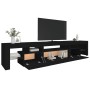 TV-Möbel mit LED-Leuchten Schwarz 215x36,5x40 cm von , TV-Möbel - Ref: Foro24-3152795, Preis: 159,44 €, Rabatt: %