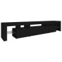 TV-Möbel mit LED-Leuchten Schwarz 215x36,5x40 cm von , TV-Möbel - Ref: Foro24-3152795, Preis: 159,44 €, Rabatt: %