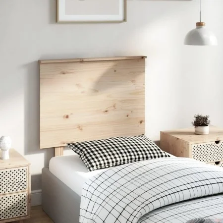 Bettkopfteil aus massivem Kiefernholz, 79 x 6 x 82,5 cm von , Kopf- und Fußteile - Ref: Foro24-819145, Preis: 33,87 €, Rabatt: %
