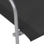 Juego de muebles de jardín 4 piezas tela y acero negro de vidaXL, Conjuntos de jardín - Ref: Foro24-44352, Precio: 192,58 €, ...