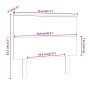 Bettkopfteil aus massivem Kiefernholz, 79 x 6 x 82,5 cm von , Kopf- und Fußteile - Ref: Foro24-819145, Preis: 34,32 €, Rabatt: %