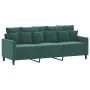 2-piece dark green velvet sofa set with cushions by , Sofas - Ref: Foro24-3201722, Price: 477,68 €, Discount: %