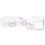 Sofagarnitur mit 2 Stück dunkelgrünen Samtkissen von , Sofas - Ref: Foro24-3201722, Preis: 445,11 €, Rabatt: %