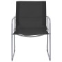 Garden furniture set 4 pieces black fabric and steel by vidaXL, Garden sets - Ref: Foro24-44352, Price: 195,44 €, Discount: %