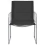 Juego de muebles de jardín 4 piezas tela y acero negro de vidaXL, Conjuntos de jardín - Ref: Foro24-44352, Precio: 192,58 €, ...
