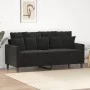 2-seater black velvet sofa 140 cm by , Sofas - Ref: Foro24-359308, Price: 203,59 €, Discount: %