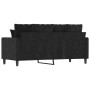 2-seater black velvet sofa 140 cm by , Sofas - Ref: Foro24-359308, Price: 206,49 €, Discount: %