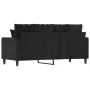 2-seater black velvet sofa 140 cm by , Sofas - Ref: Foro24-359308, Price: 203,59 €, Discount: %