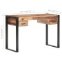 Escritorio de madera maciza 110x50x76 cm en Escritorios | Comprar online en Foro24