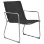 Garden furniture set 4 pieces black fabric and steel by vidaXL, Garden sets - Ref: Foro24-44352, Price: 195,44 €, Discount: %