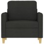 Sessel aus schwarzem Stoff 60 cm von , Sofas - Ref: Foro24-359466, Preis: 172,69 €, Rabatt: %