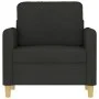 Sessel aus schwarzem Stoff 60 cm von , Sofas - Ref: Foro24-359466, Preis: 166,42 €, Rabatt: %