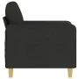 Sessel aus schwarzem Stoff 60 cm von , Sofas - Ref: Foro24-359466, Preis: 166,42 €, Rabatt: %