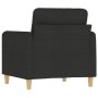 Sessel aus schwarzem Stoff 60 cm von , Sofas - Ref: Foro24-359466, Preis: 172,69 €, Rabatt: %