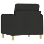 Sessel aus schwarzem Stoff 60 cm von , Sofas - Ref: Foro24-359466, Preis: 166,42 €, Rabatt: %