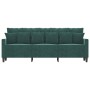 3-Sitzer Sofa dunkelgrüner Samt 180 cm von , Sofas - Ref: Foro24-359315, Preis: 255,08 €, Rabatt: %