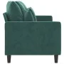 Sofá de 3 plazas terciopelo verde oscuro 180 cm de , Sofás - Ref: Foro24-359315, Precio: 249,99 €, Descuento: %