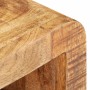 Mesita de noche de madera de mango rugosa 30x30x41 cm en Aparadores | Comprar online en Foro24