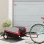 Bicycle trailer, black and red iron, 45 kg by , Bicycle trailers - Ref: Foro24-94041, Price: 79,07 €, Discount: %
