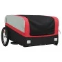 Bicycle trailer, black and red iron, 45 kg by , Bicycle trailers - Ref: Foro24-94041, Price: 79,07 €, Discount: %