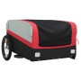 Fahrradanhänger aus schwarzem und rotem Eisen 45 kg von , Fahrradanhänger - Ref: Foro24-94041, Preis: 80,36 €, Rabatt: %