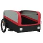 Fahrradanhänger aus schwarzem und rotem Eisen 45 kg von , Fahrradanhänger - Ref: Foro24-94041, Preis: 80,36 €, Rabatt: %