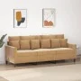 3-Sitzer-Sofa aus braunem Samt, 180 cm von , Sofas - Ref: Foro24-359320, Preis: 297,94 €, Rabatt: %