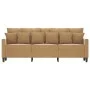 3-Sitzer-Sofa aus braunem Samt, 180 cm von , Sofas - Ref: Foro24-359320, Preis: 297,94 €, Rabatt: %