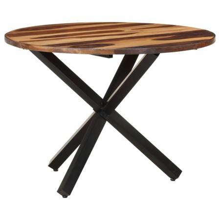 Mesa de comedor de madera acacia acabado miel 100x100x75 cm en Mesas de cocina y de comedor | Comprar online en Foro24