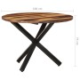 Mesa de comedor de madera acacia acabado miel 100x100x75 cm en Mesas de cocina y de comedor | Comprar online en Foro24