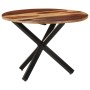 Mesa de comedor de madera acacia acabado miel 100x100x75 cm en Mesas de cocina y de comedor | Comprar online en Foro24
