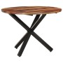 Mesa de comedor de madera acacia acabado miel 100x100x75 cm en Mesas de cocina y de comedor | Comprar online en Foro24