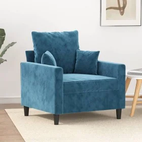 Blauer Samtsessel 60 cm von , Sofas - Ref: Foro24-359292, Preis: 164,60 €, Rabatt: %