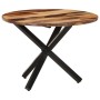 Mesa de comedor de madera acacia acabado miel 100x100x75 cm en Mesas de cocina y de comedor | Comprar online en Foro24