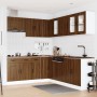 Conjunto de armarios de cocina de 11 piezas "Kalmar" de madera de ingeniería de roble marrón en Armarios de cocina | Comprar onl
