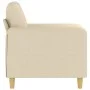 Cream-colored fabric armchair, 60 cm by , Sofas - Ref: Foro24-359464, Price: 142,72 €, Discount: %