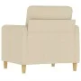 Cream-colored fabric armchair, 60 cm by , Sofas - Ref: Foro24-359464, Price: 142,72 €, Discount: %