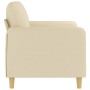 2-seater sofa in cream-colored fabric 120 cm by , Sofas - Ref: Foro24-359472, Price: 222,54 €, Discount: %
