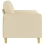 2-Sitzer-Sofa aus cremefarbenem Stoff, 120 cm von , Sofas - Ref: Foro24-359472, Preis: 219,42 €, Rabatt: %