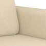 2-seater sofa in cream-colored fabric 120 cm by , Sofas - Ref: Foro24-359472, Price: 222,54 €, Discount: %