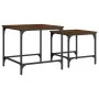 Stapelbare Couchtische 2 Stk. Eiche braun von , Couchtisch - Ref: Foro24-838922, Preis: 37,63 €, Rabatt: %